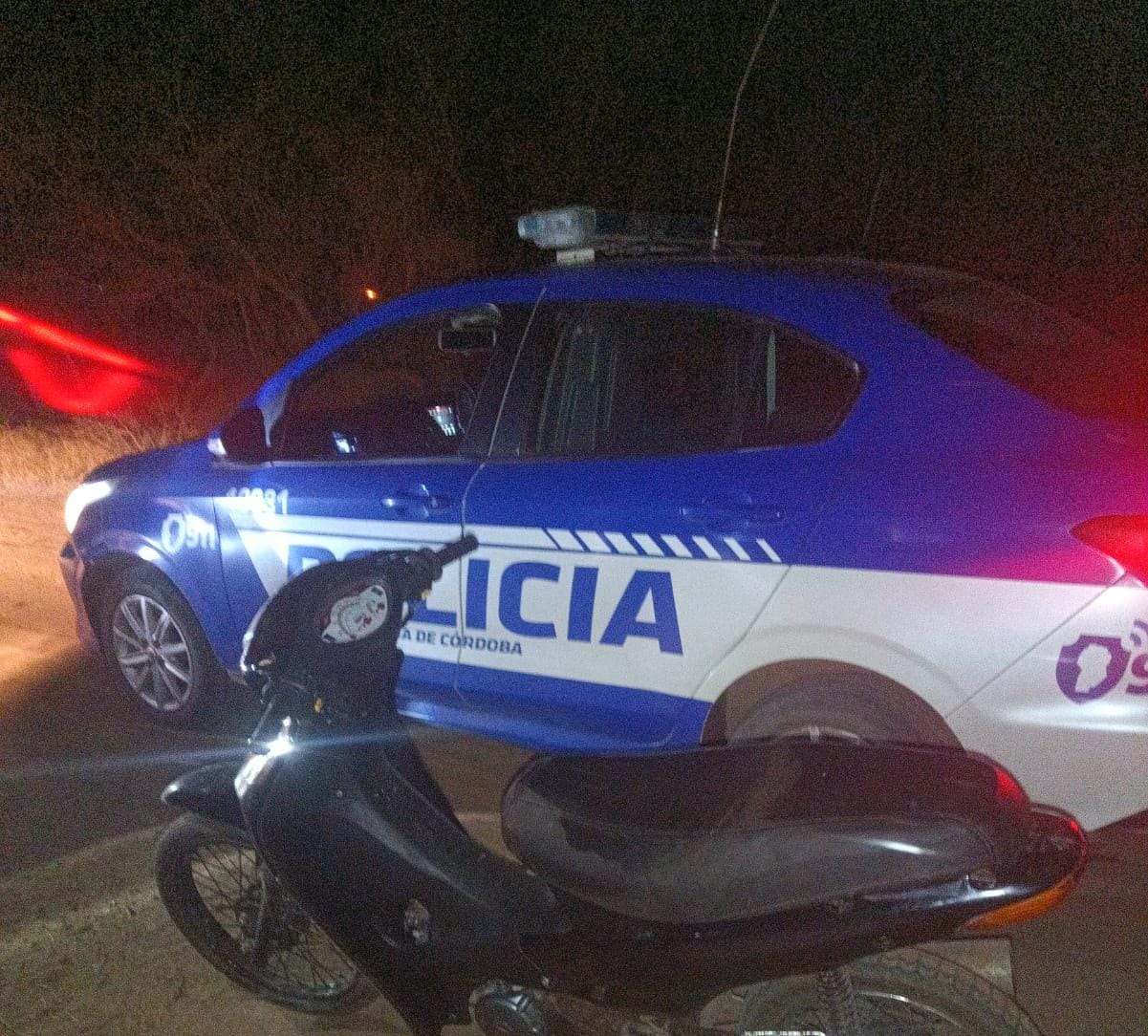Secuestran motocicleta 